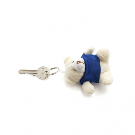 Porte clés en peluche tedchain