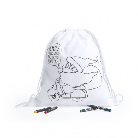 Sac à dos à colorier enfants