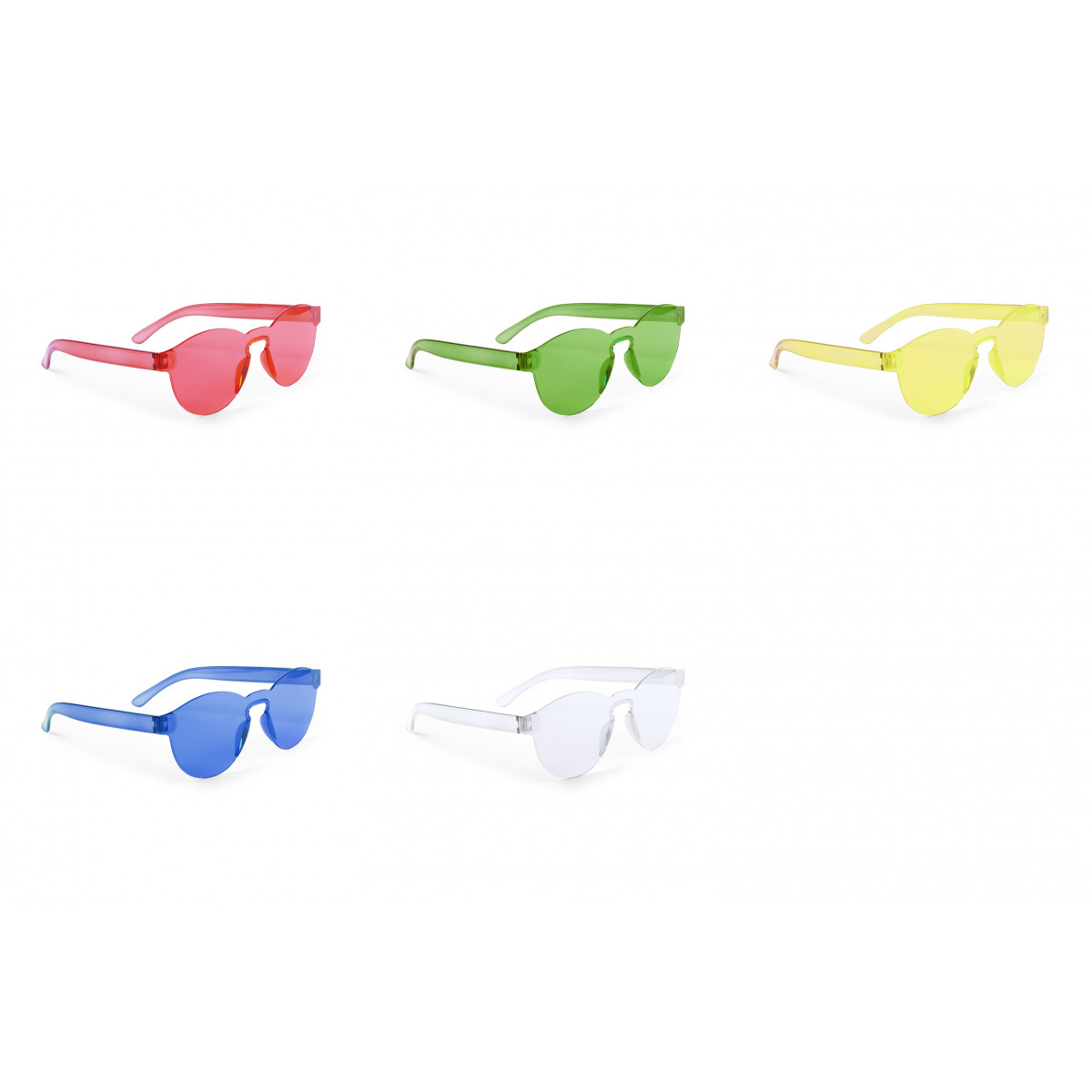 Lunettes de soleil transparentes