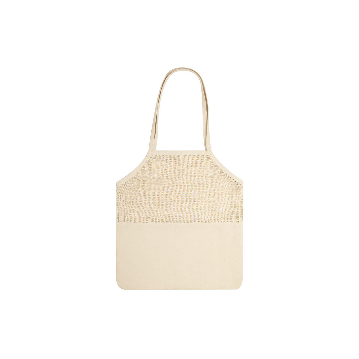 Sac en maille de coton avec poignées pour femme