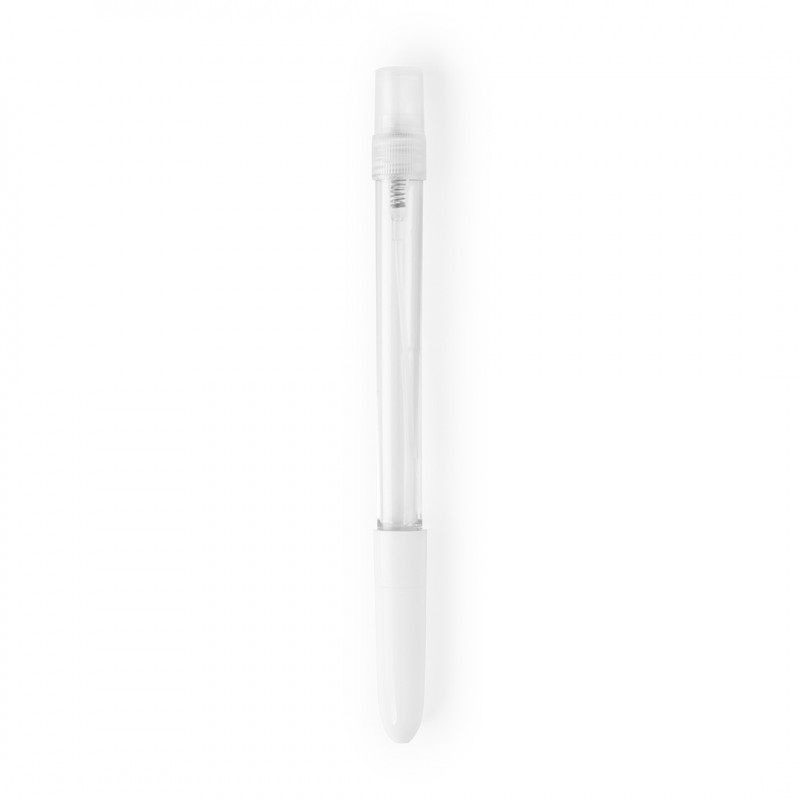 Stylo désinfectant blanc avec vaporisateur rechargeable