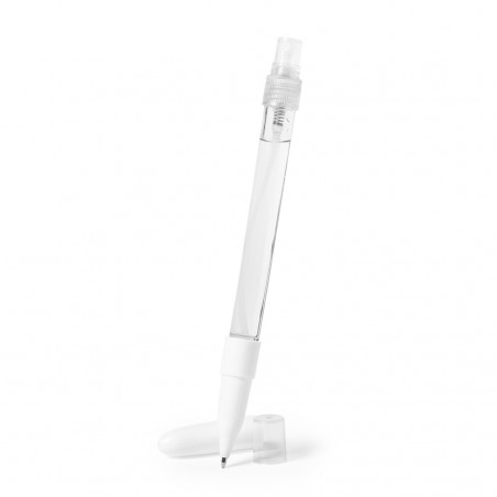 Stylo désinfectant blanc avec vaporisateur rechargeable