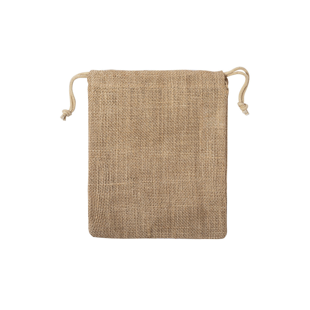 Sac de présentation en jute 16x20 avec fermeture à cordon