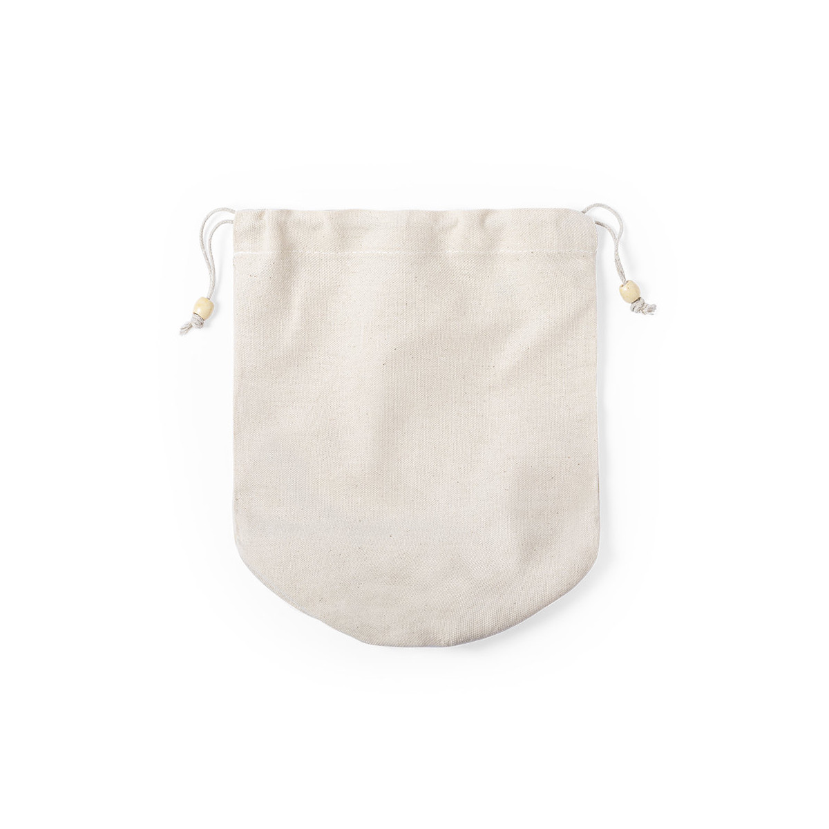 Trousse de toilette en coton avec fermeture en corde écru