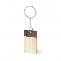 Porte clés rectangulaire en bois