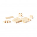 Puzzle tetris en bois présenté dans une boîte