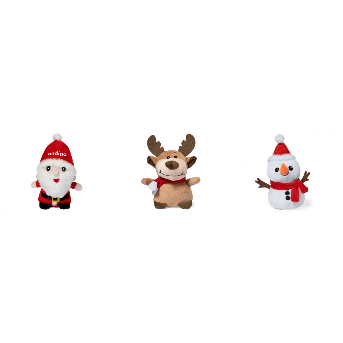 Poupées en peluche de noël