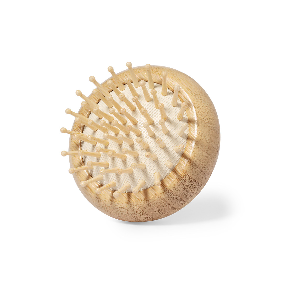 Brosse avec miroir de poche avec fermeture aimantée