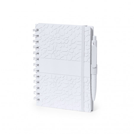 Carnet pour garçon avec couverture rigide spirale et stylo