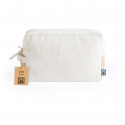 Trousse de toilette 100% coton Fairtrade avec détails en jute