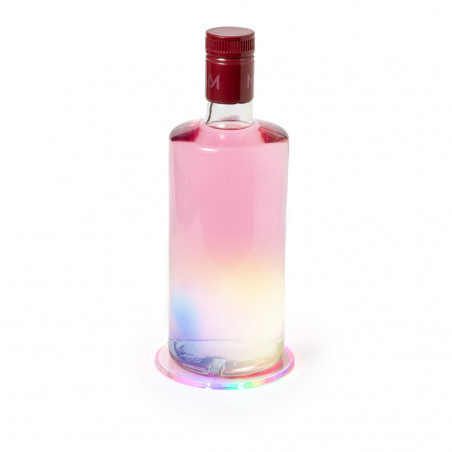 Sous-verres LED avec 6 couleurs pour éclairer les verres et bouteilles de boisson