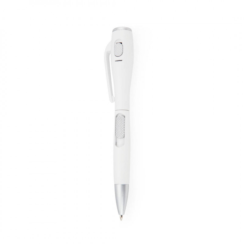 Stylo blanc avec lampe led