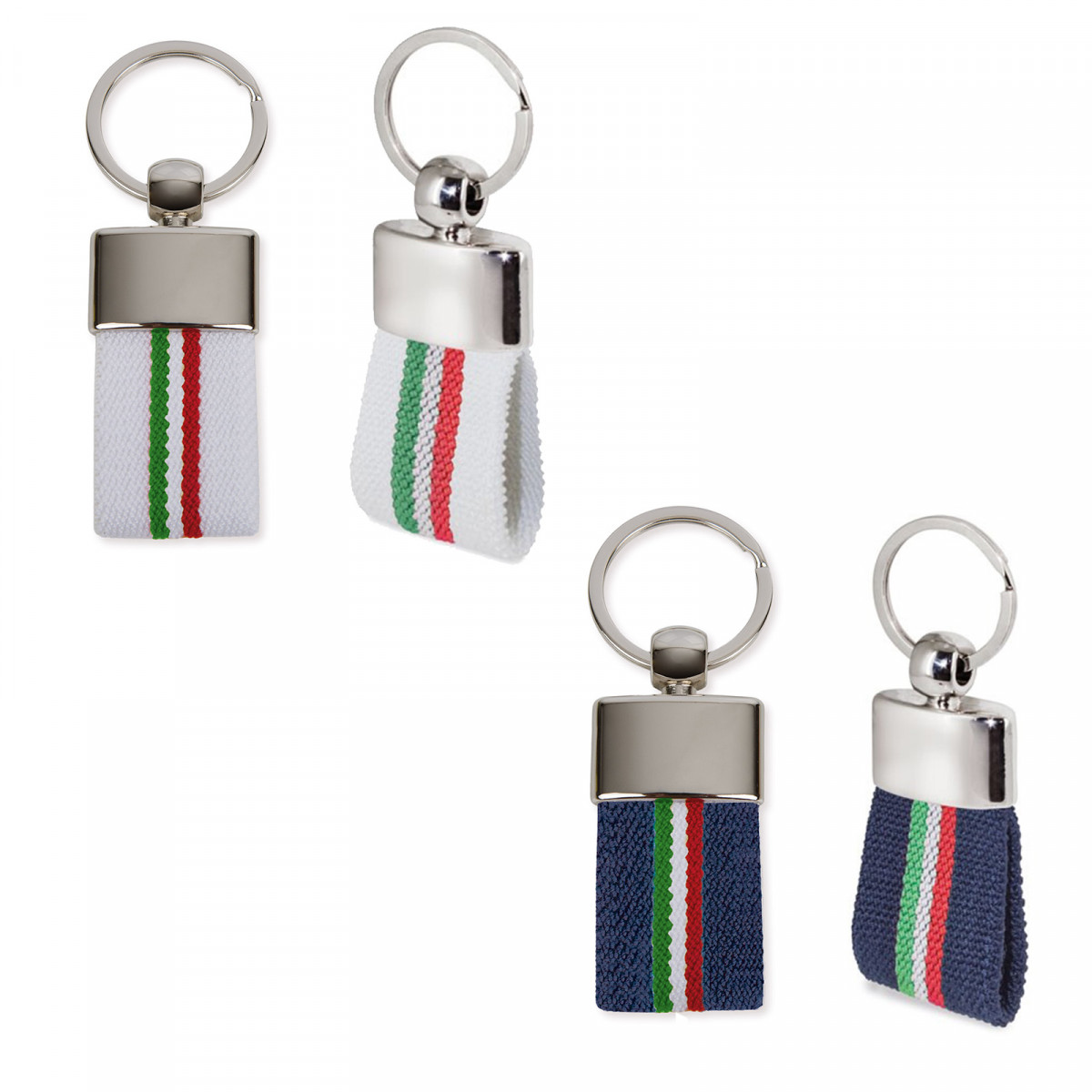 Porte clés ceinture drapeau italie