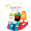 étui à colorier personnalisable avec sticker les rois mages