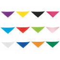 Foulard triangle couleur