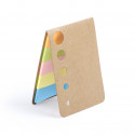 Bloc notes post it avec enveloppe kraft verte et autocollants personnalisés