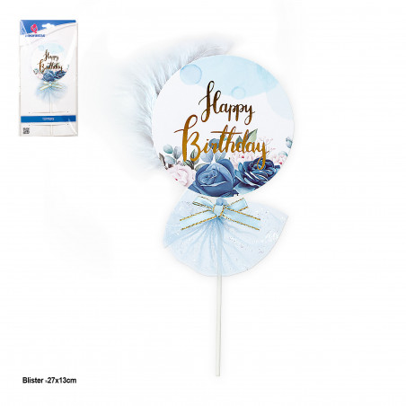 ballons sertis d'un vase bleu