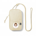 Sac pour téléphone portable beige avec autocollant communion fille