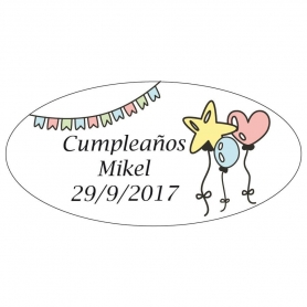 Autocollants Personnalises Pour Anniversaires Autocollants D Anniversaire 4 2 X 2 2 Adhesif